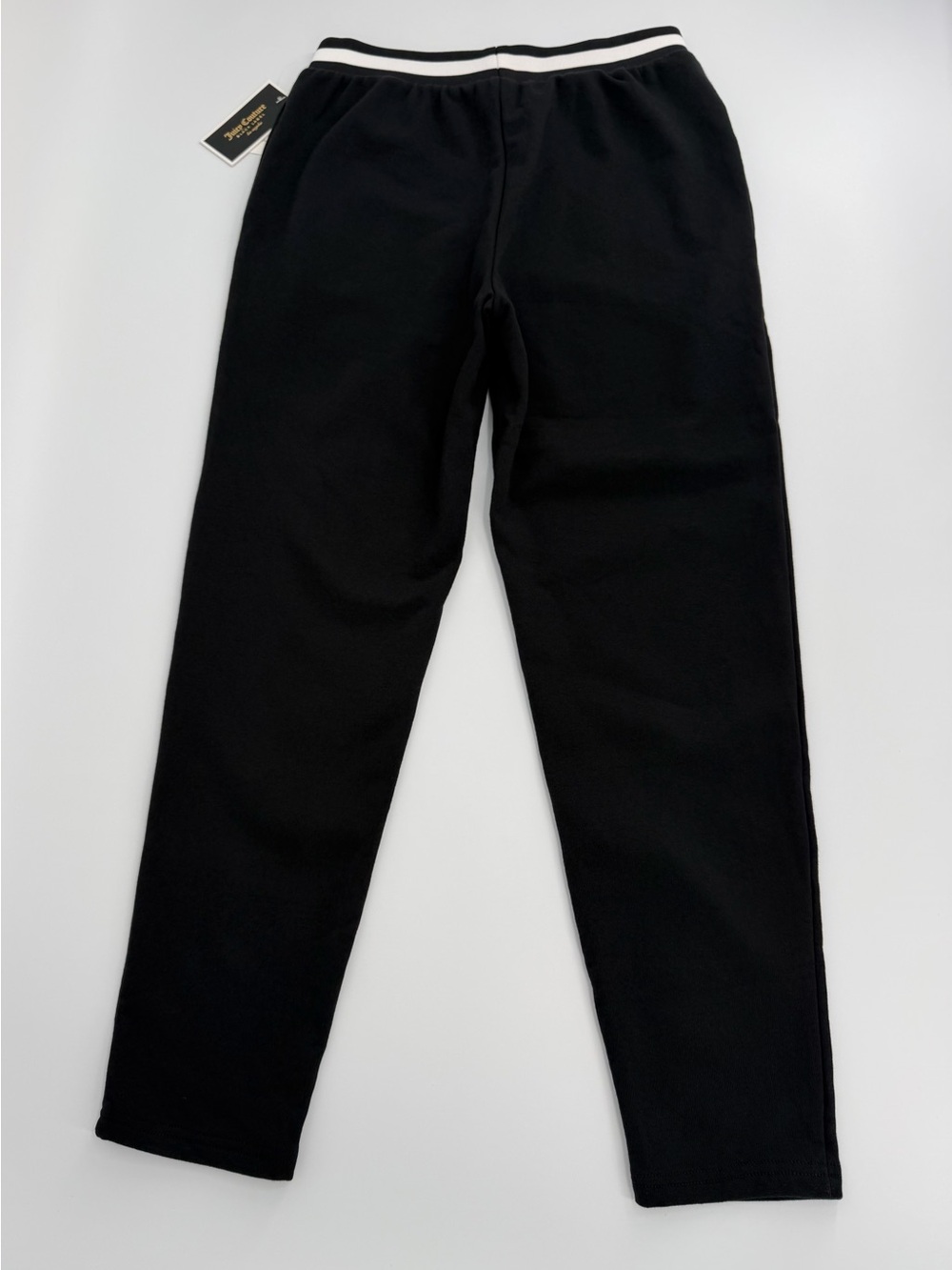 Juicy Couture Black Label Gothic Logo Track Pants Black NWT Women’s - Picture 2 of 7